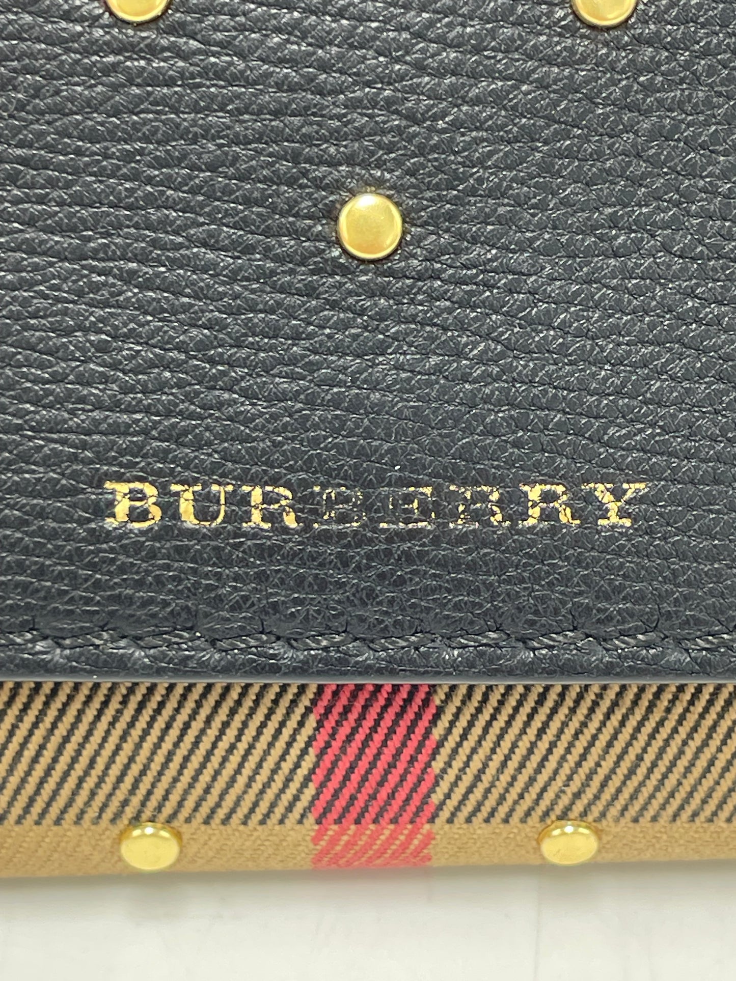 Burberry Derby Round Studs Luxury Wallet