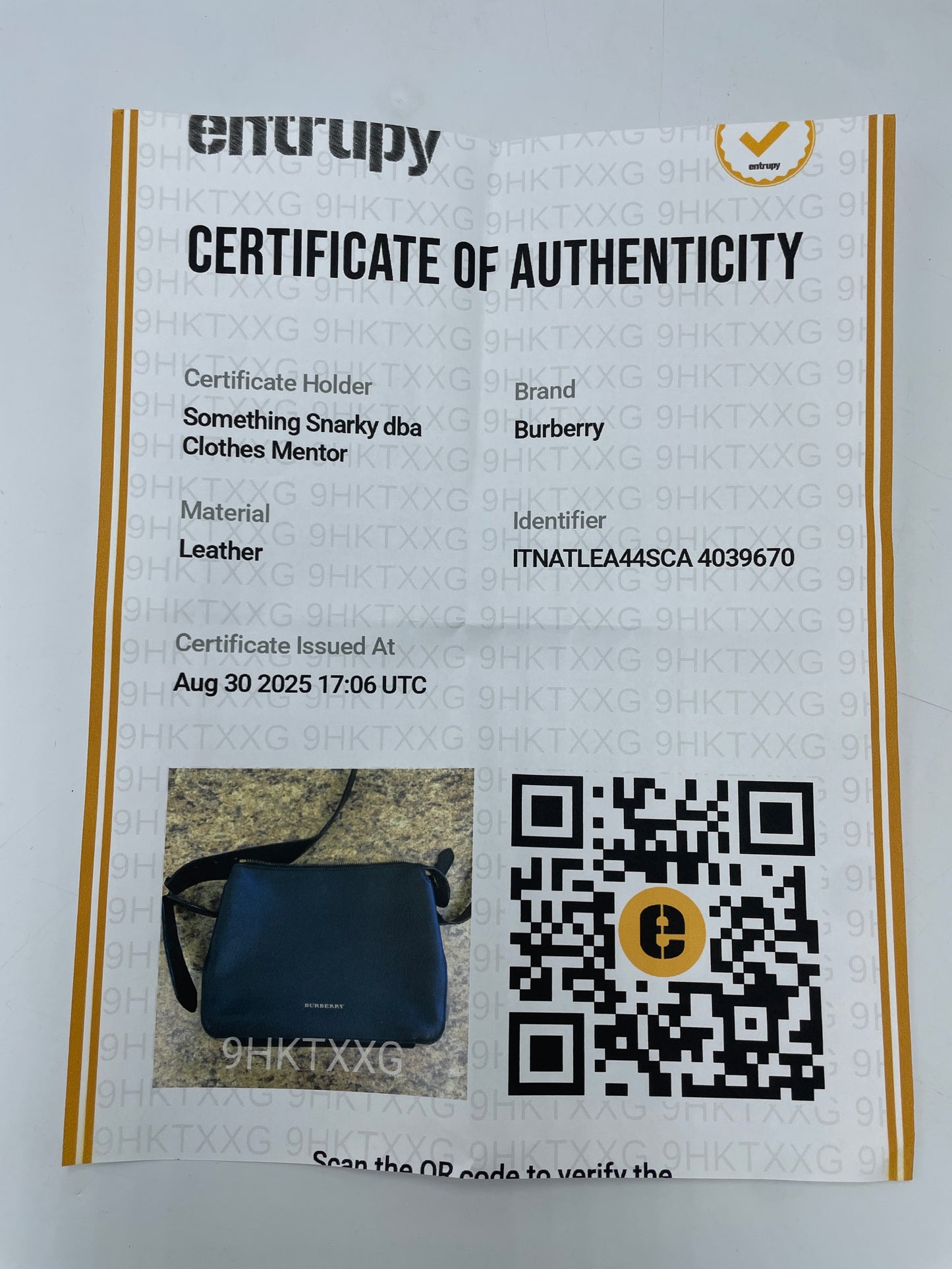 Burberry Helmsley Calfskin Luxury Crossbody Handbag