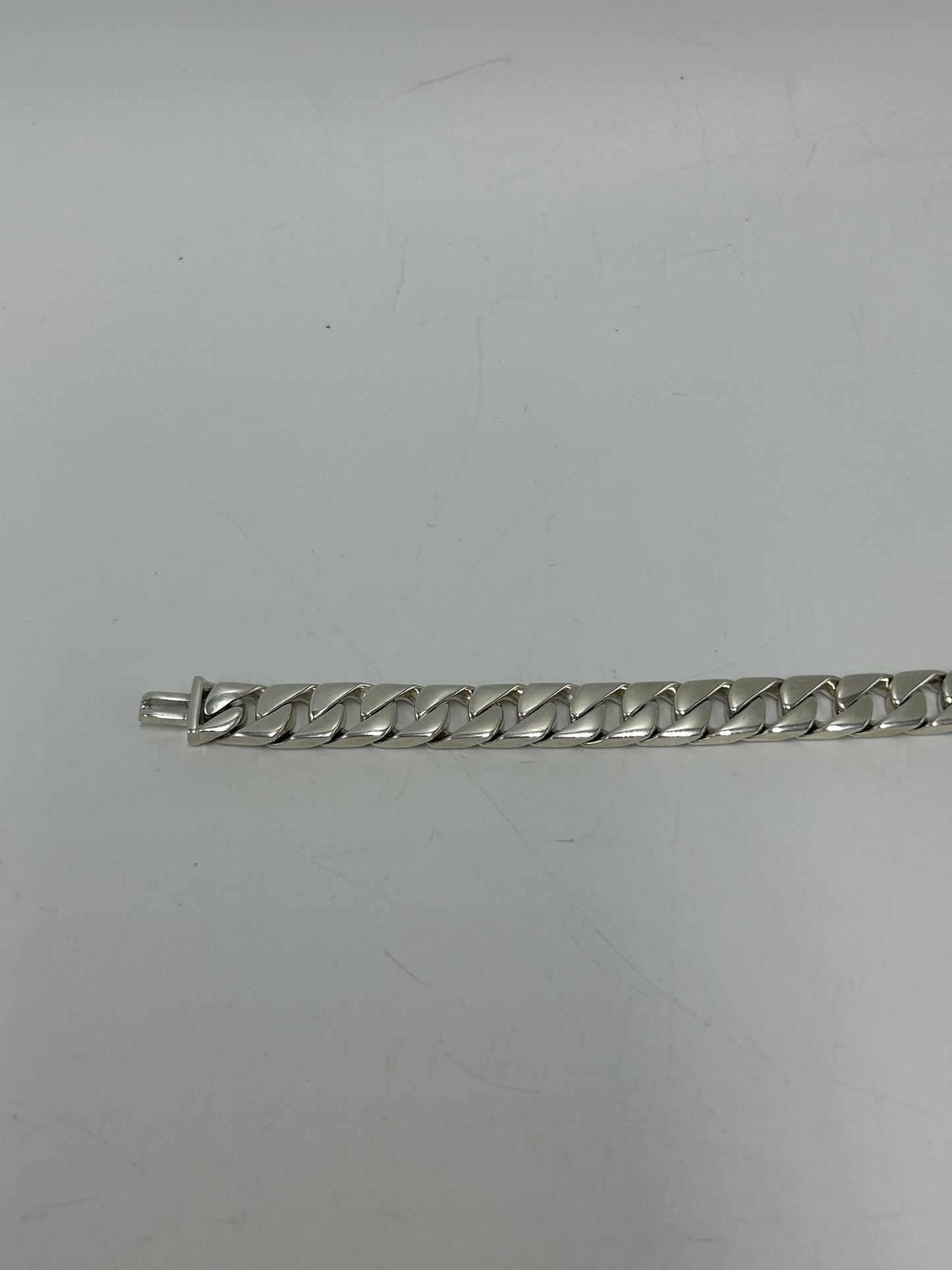 Tiffany & Company 925 Silver Curb Link Luxury Bracelet