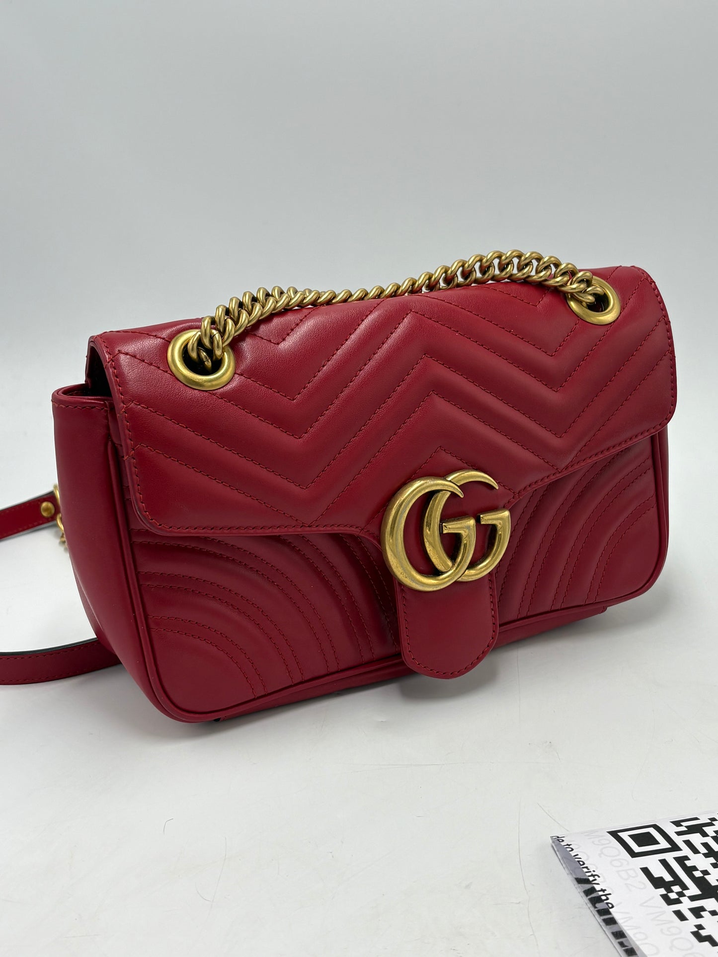 Gucci GG Marmont Flap Designer Handbag