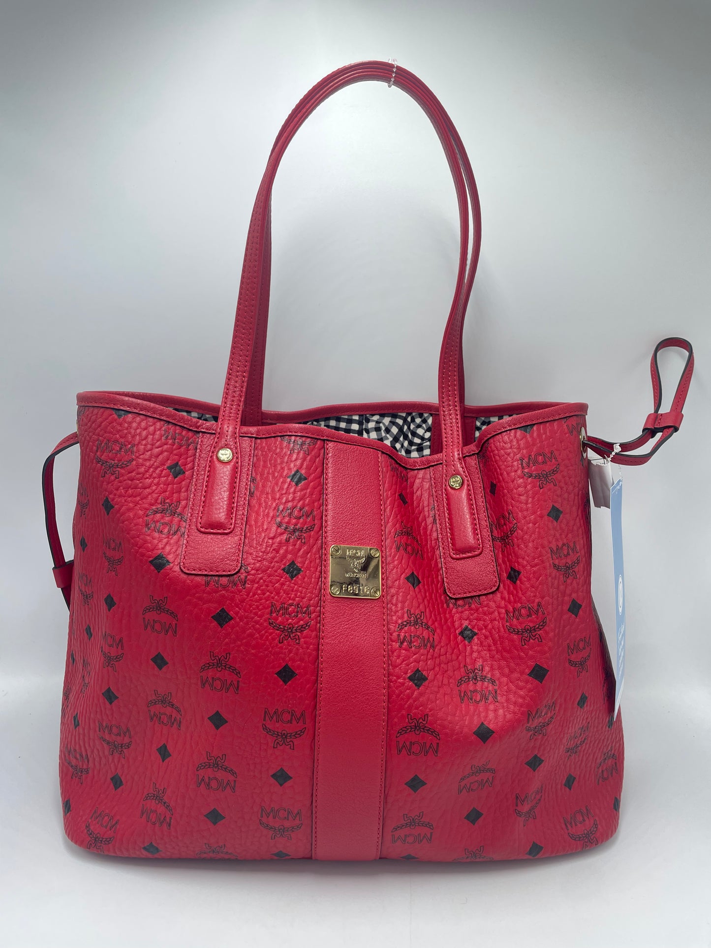 MCM Luxury Visetos Shopper Tote
