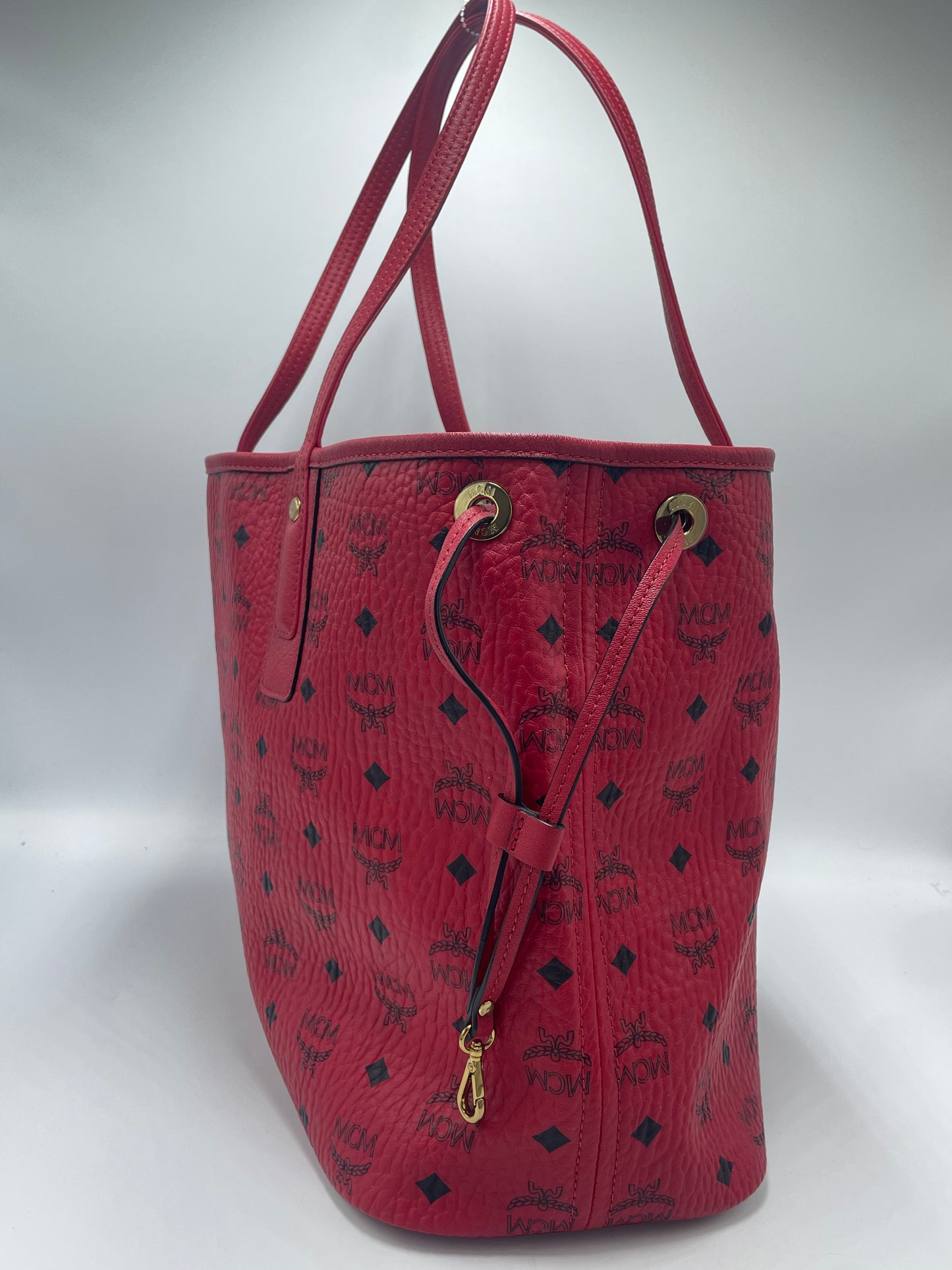 MCM Luxury Visetos Shopper Tote