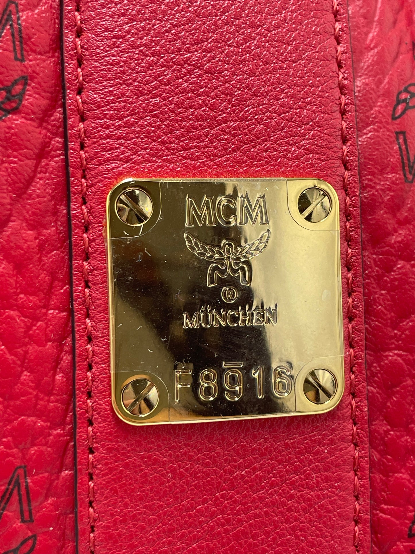MCM Luxury Visetos Shopper Tote