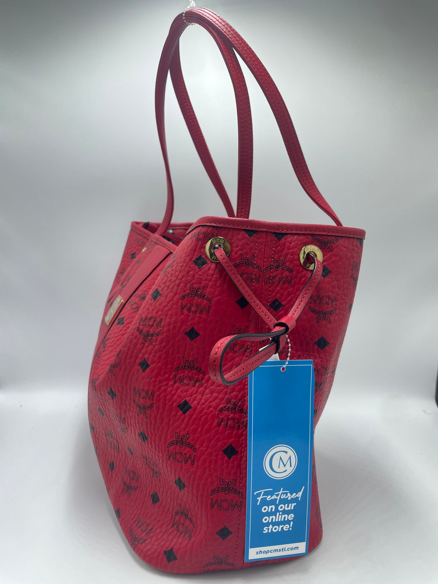 MCM Luxury Visetos Shopper Tote