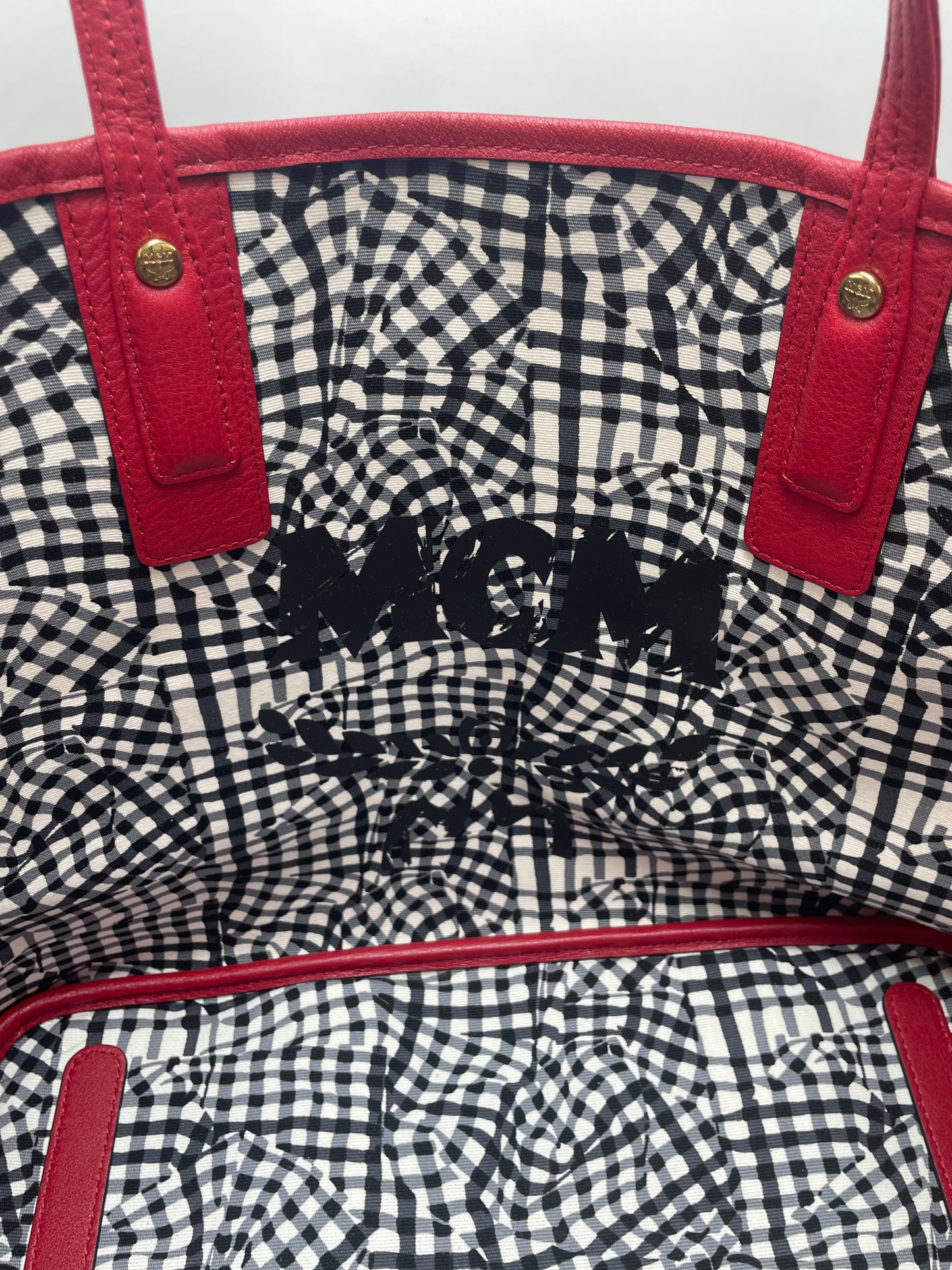 MCM Luxury Visetos Shopper Tote