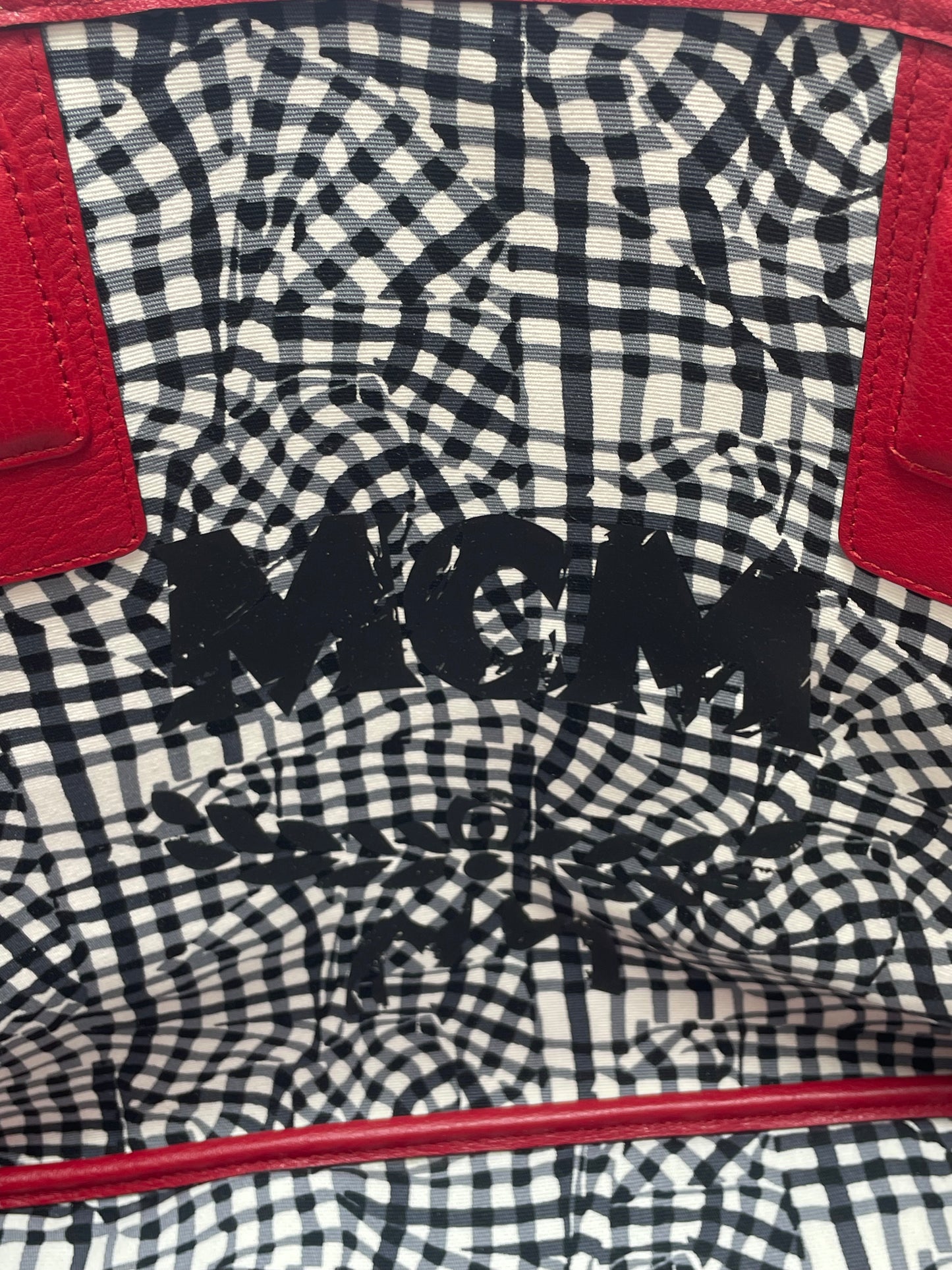 MCM Luxury Visetos Shopper Tote