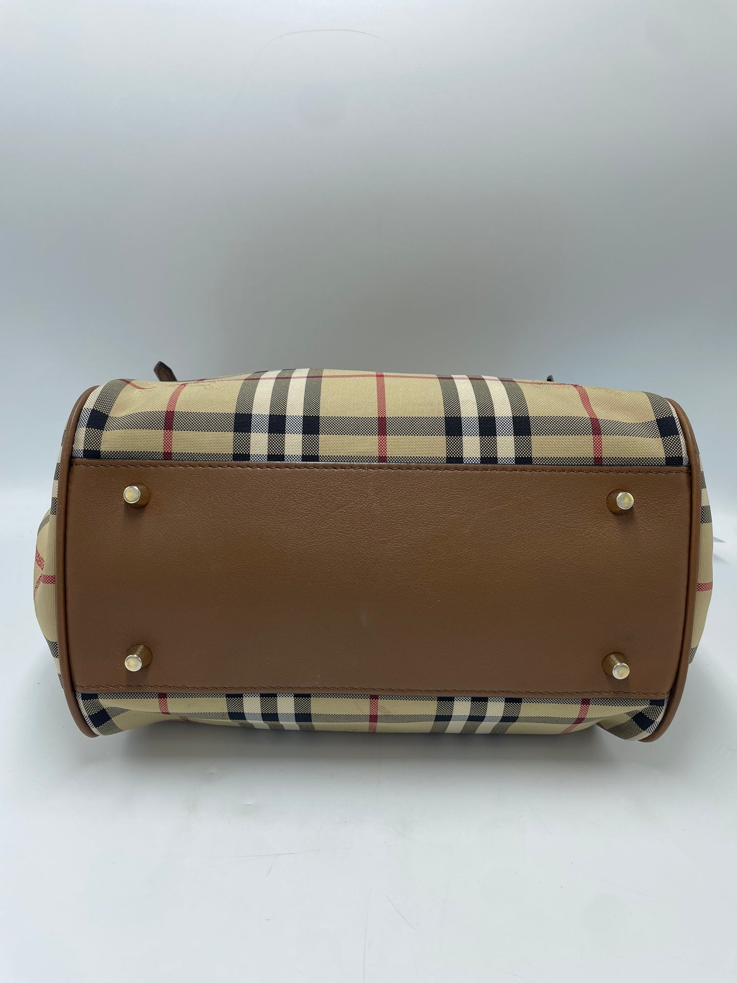 Burberry Horseferry Check Luxury Tote / Handbag