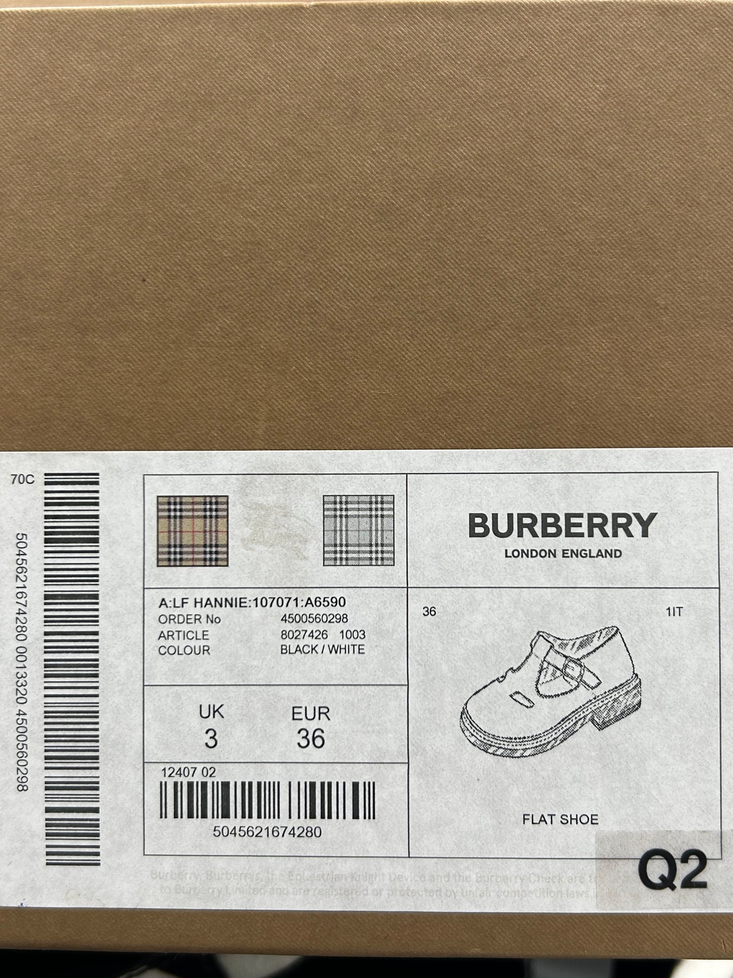 Like New! Burberry Zebra Print Hannie Shoes Size: 6