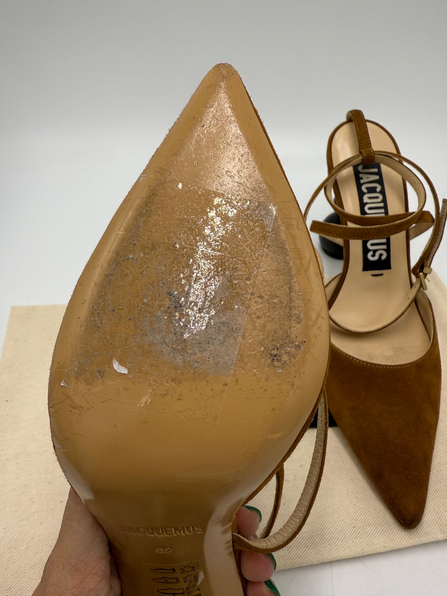 Shoes Designer By Jacquemus In Brown, Size: 8.5 (39)