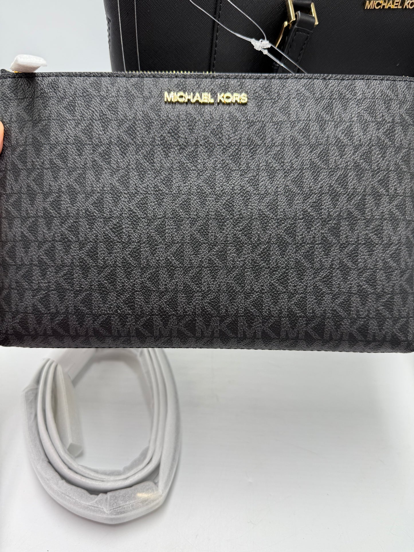 New! Handbag / Tote 3pc. Designer By Michael Kors