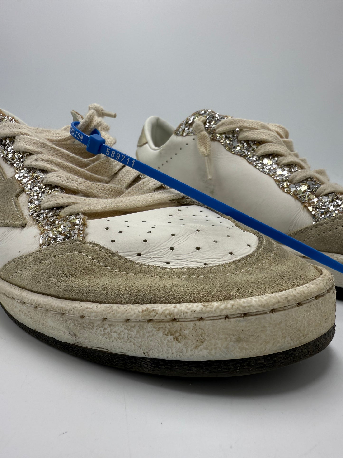 Shoes Luxury Designer By Golden Goose In Multi-colored, Size: 10 (40)