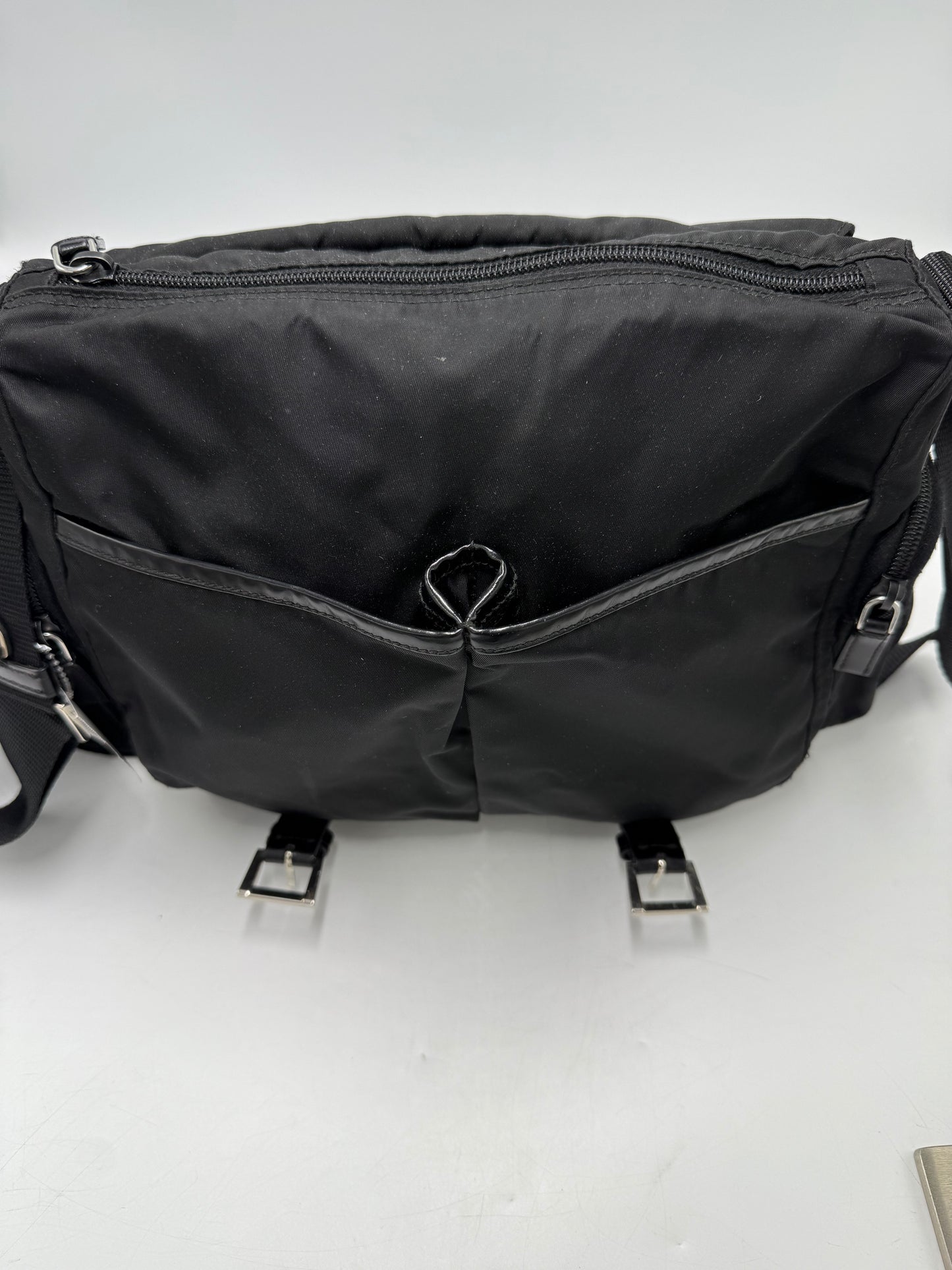 Prada Nylon Messenger Luxury Handbag / Crossbody