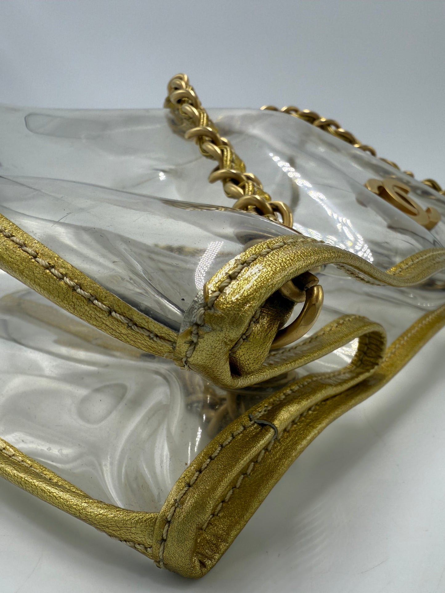 Chanel Naked Shopping Tote Luxury Handbag