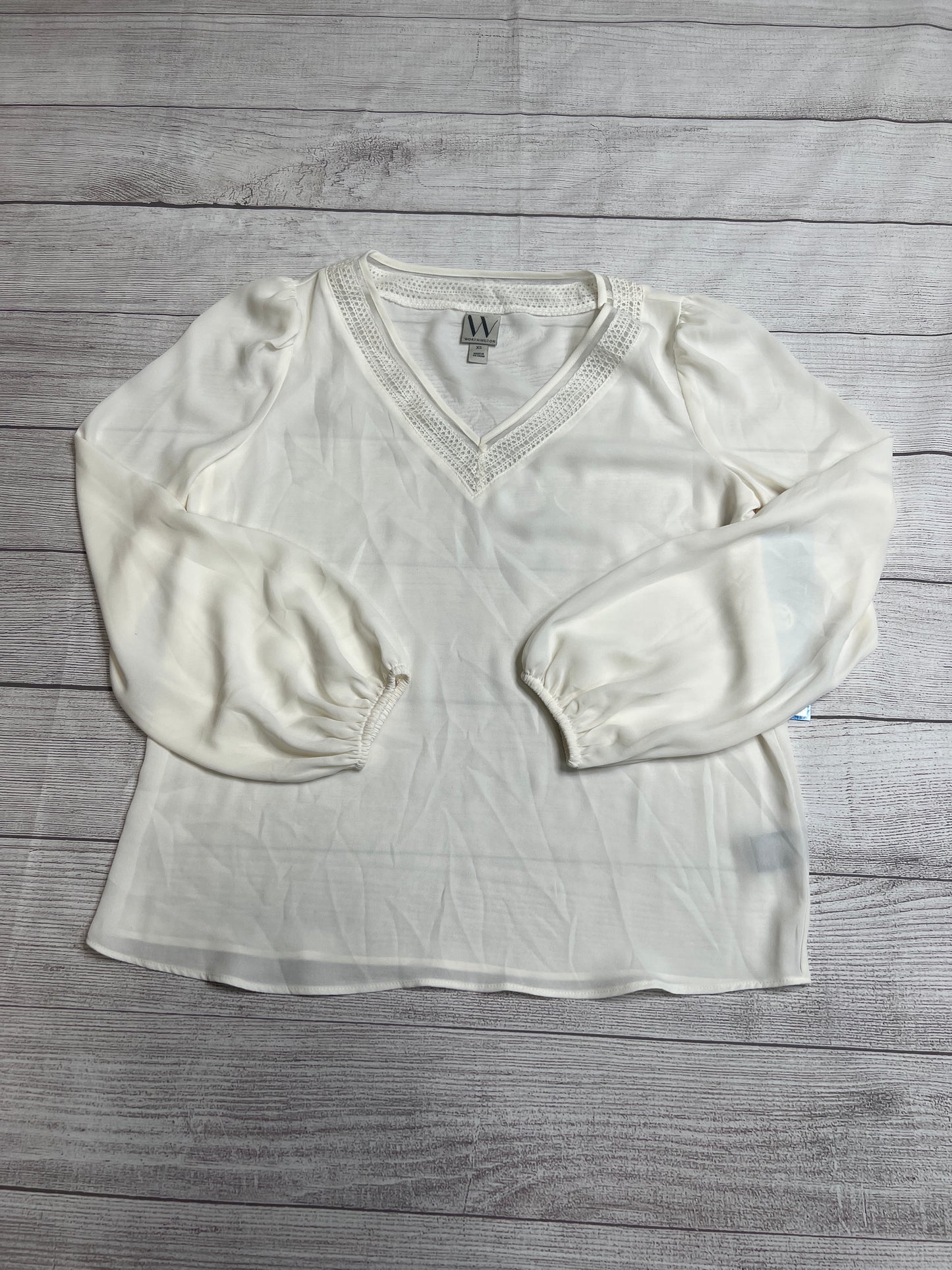 Top Long Sleeve By Worthington Size: Xs