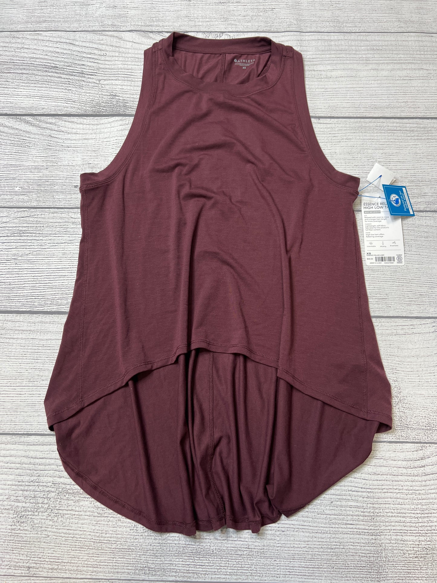 Athletic Tank Top By Athleta Size: Xs