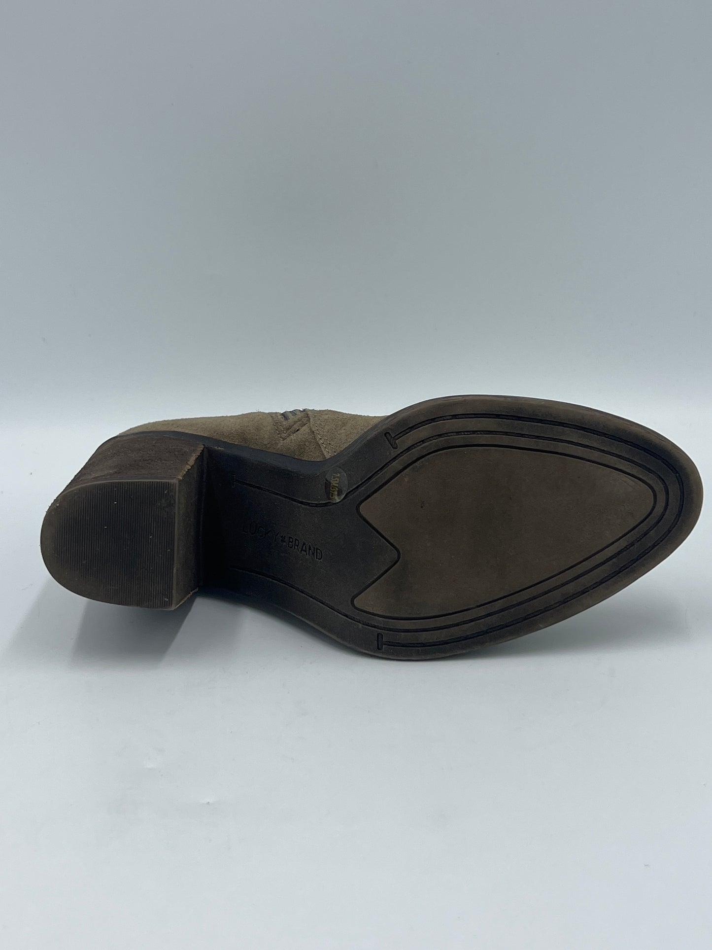Boots Ankle Heels By Lucky Brand Size: 7.5