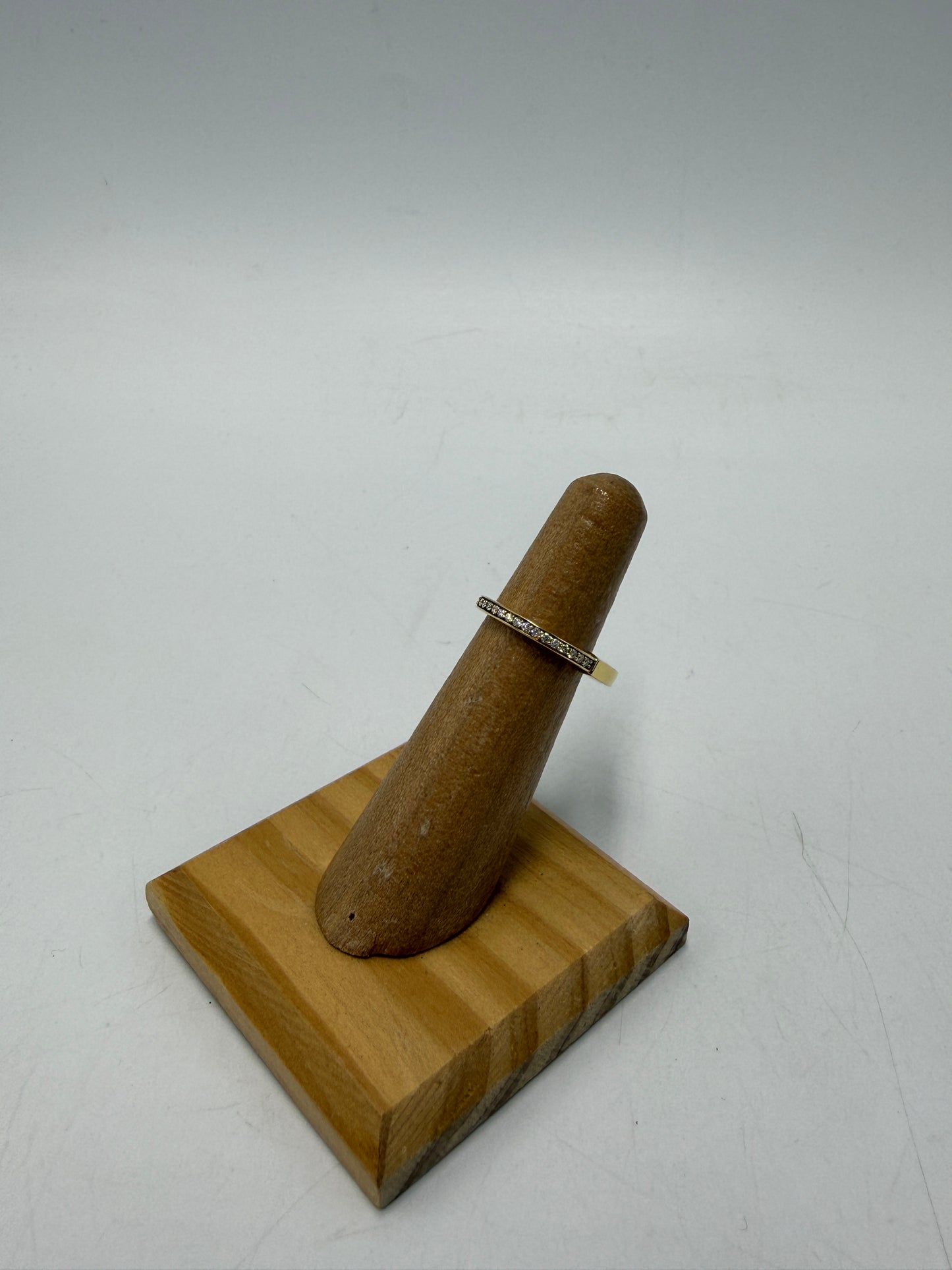 Tiffany & Company 18K & Diamond Lock Luxury Designer Ring, Size 4