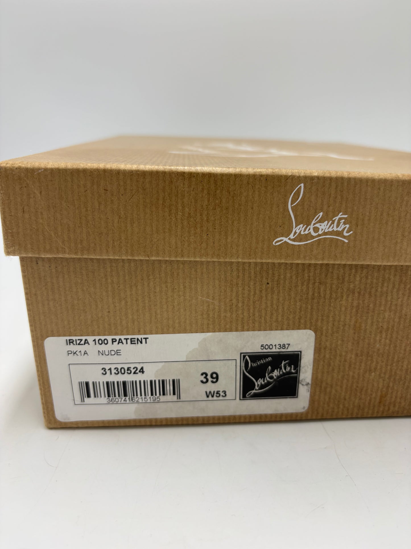Christian Louboutin Iriza 100 Patent Leather Heels Luxury Designer By Christian Louboutin, Size: 9 / 39