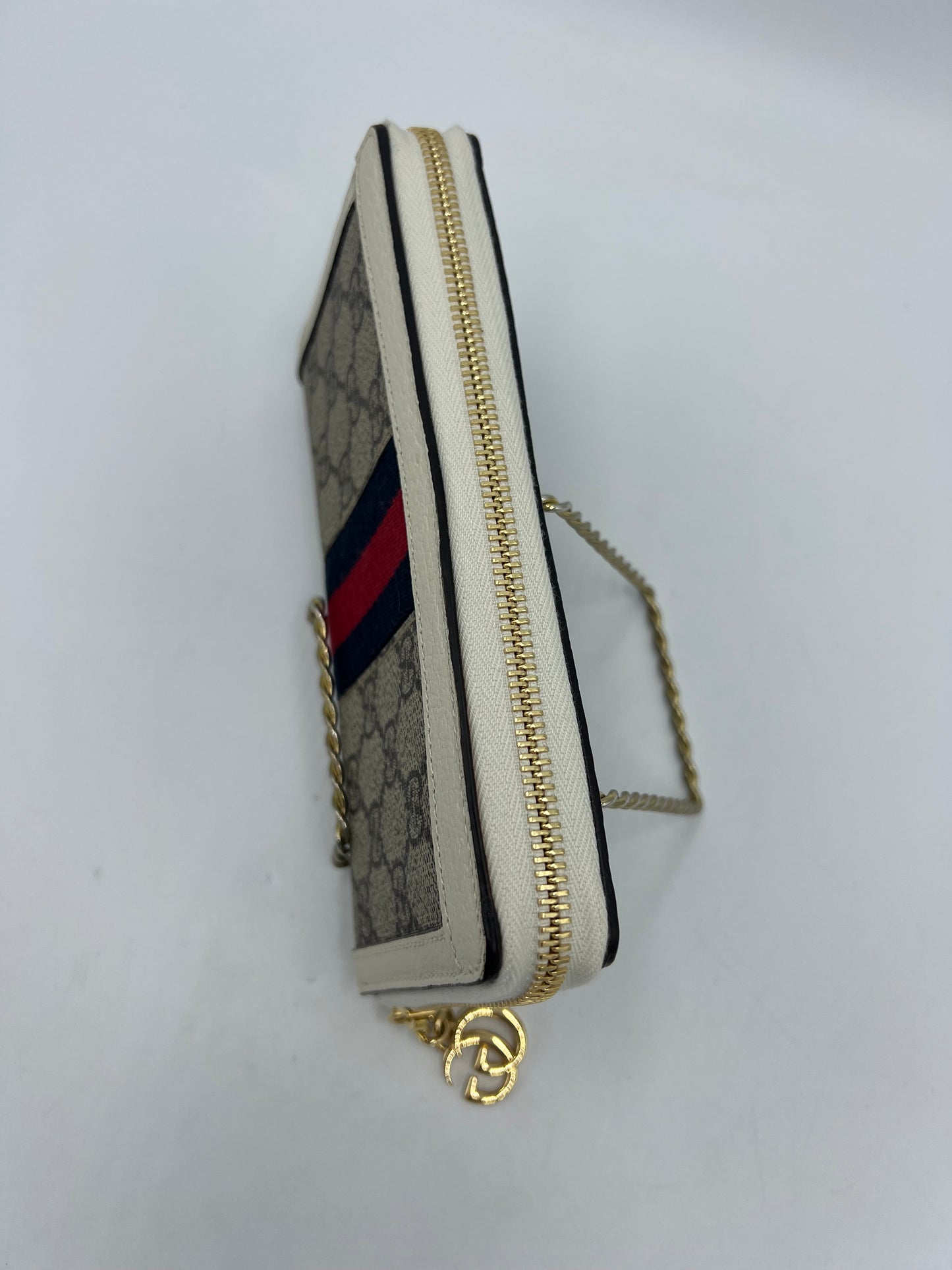 Gucci GG Ophidia Zip Top Designer Wallet