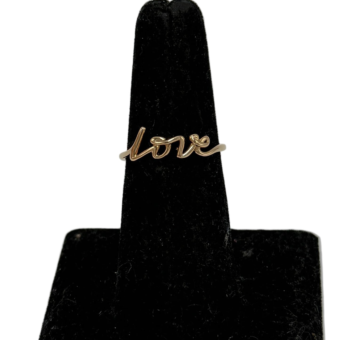 Tiffany & Company Paloma's Graffiti 18k LOVE Luxury Ring, Size: 7