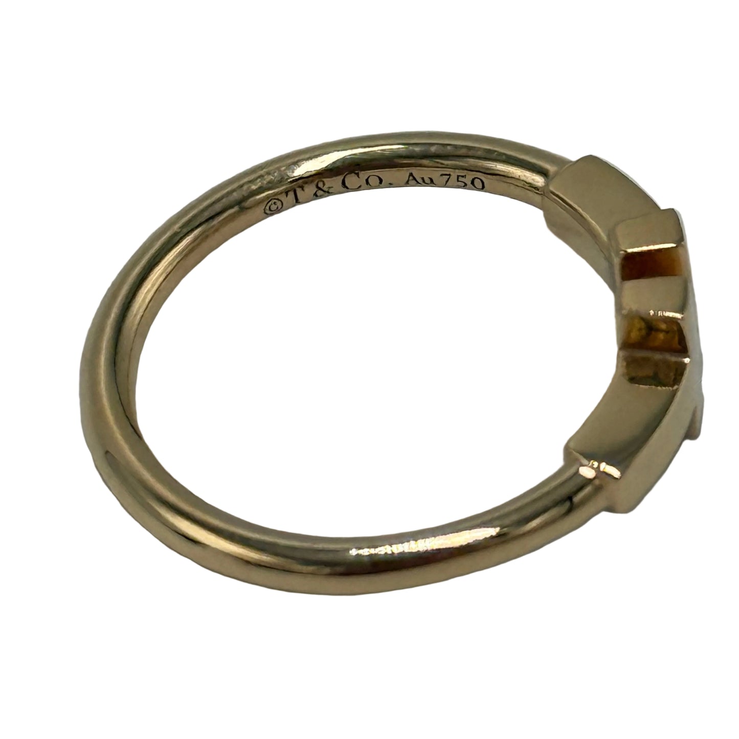 Tiffany & Company T Wire Luxury Ring in 18k Gold Size: 6