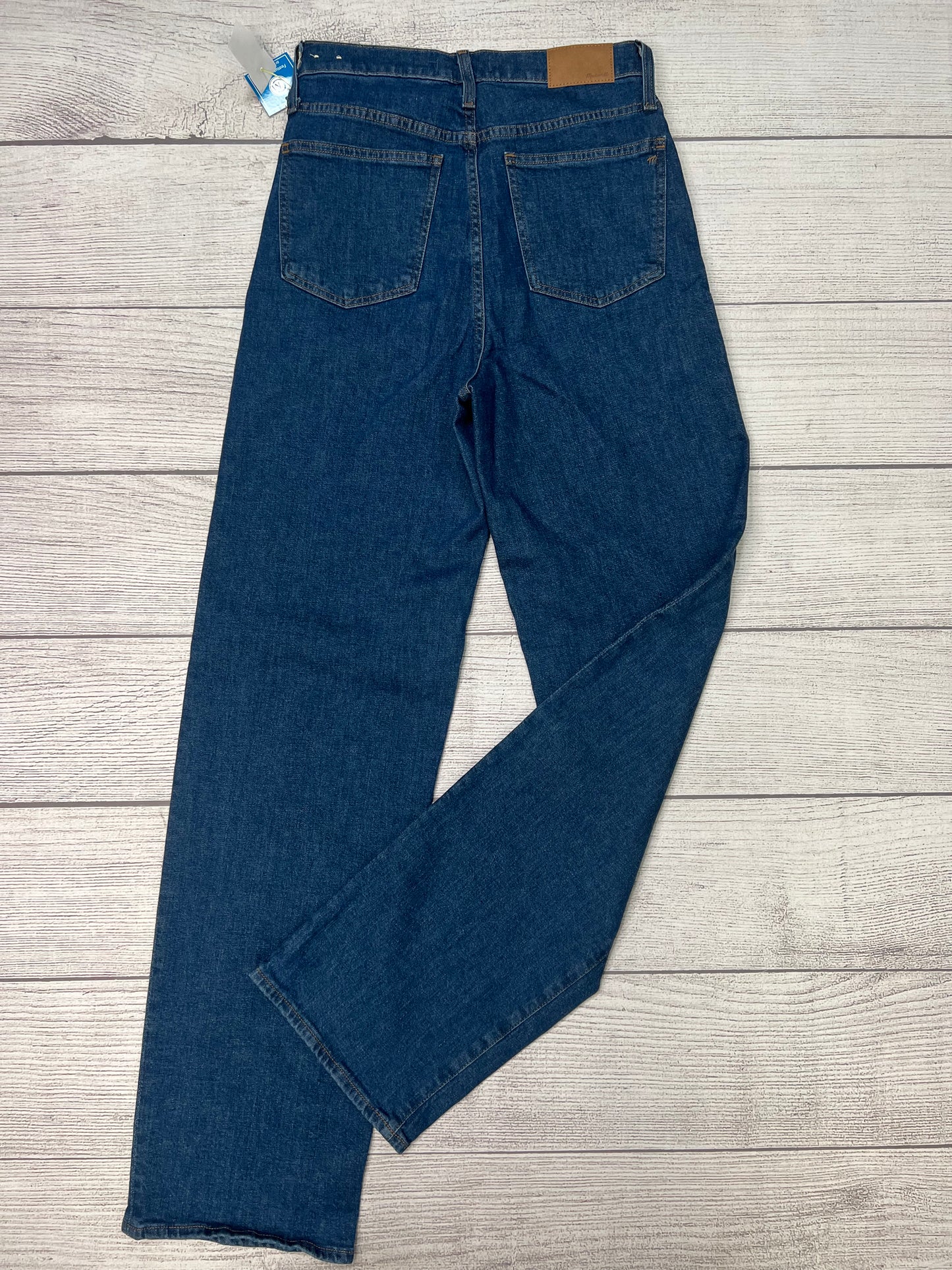 Jeans Wide Leg By Madewell In Blue, Size: 4l