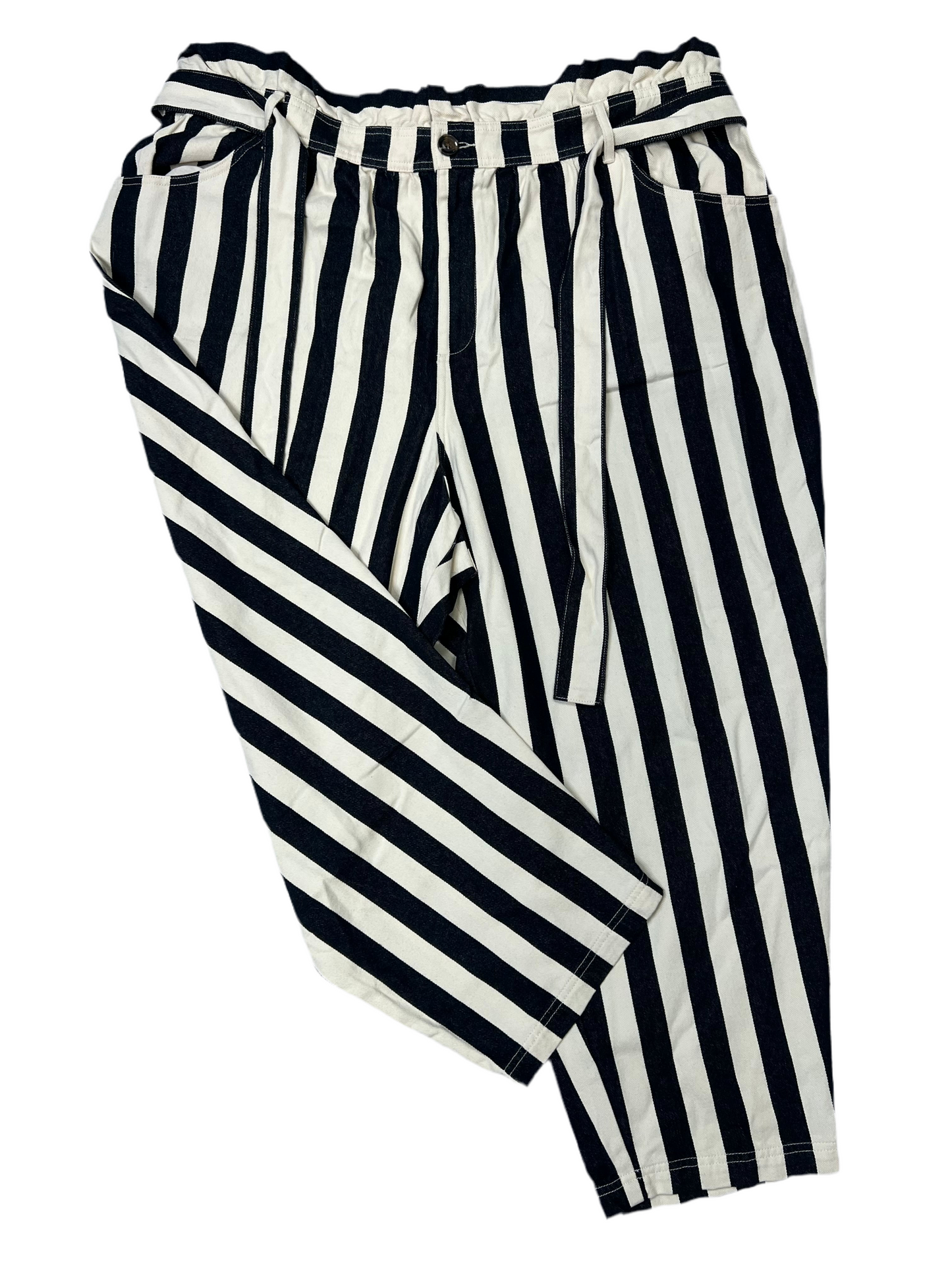 Striped Pants Ankle Who What Wear, Size 24