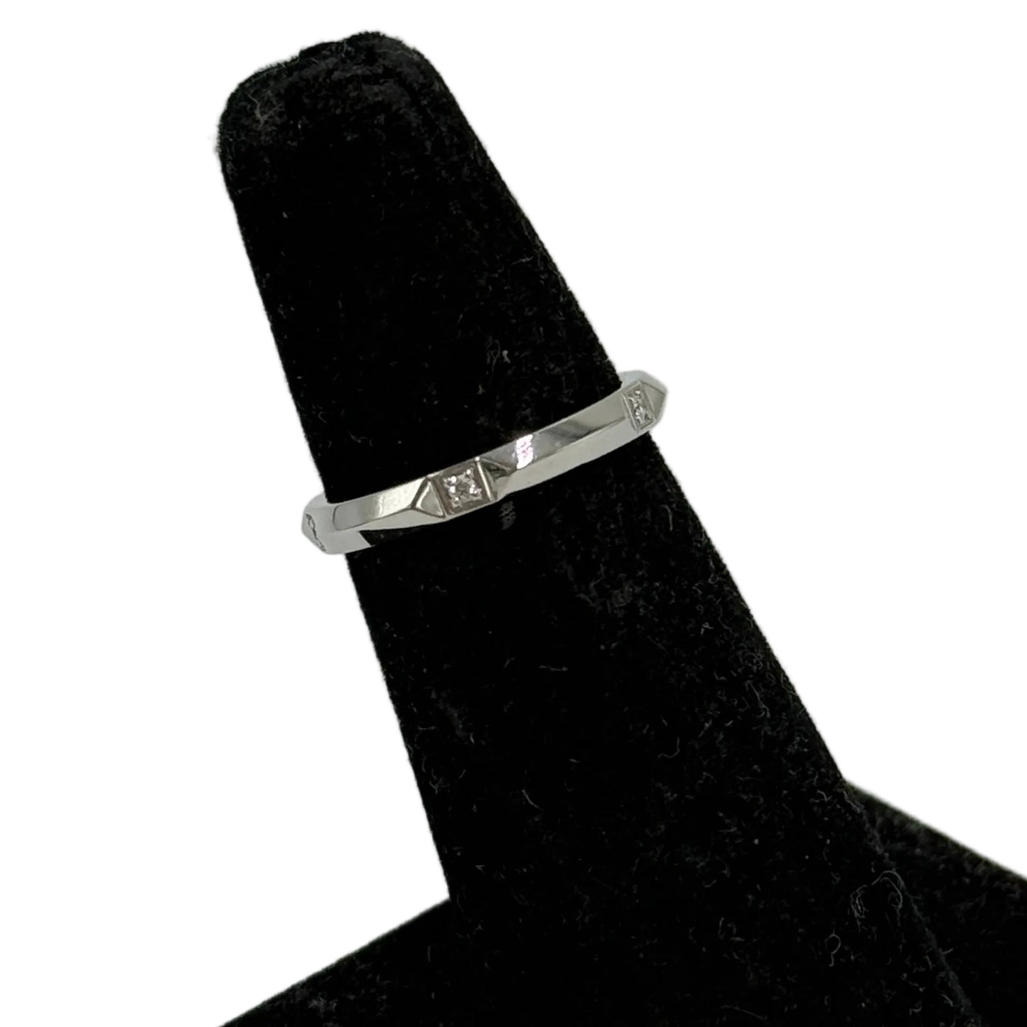 Tiffany & Company True Band Platinum Diamond Luxury Ring , Size: 6