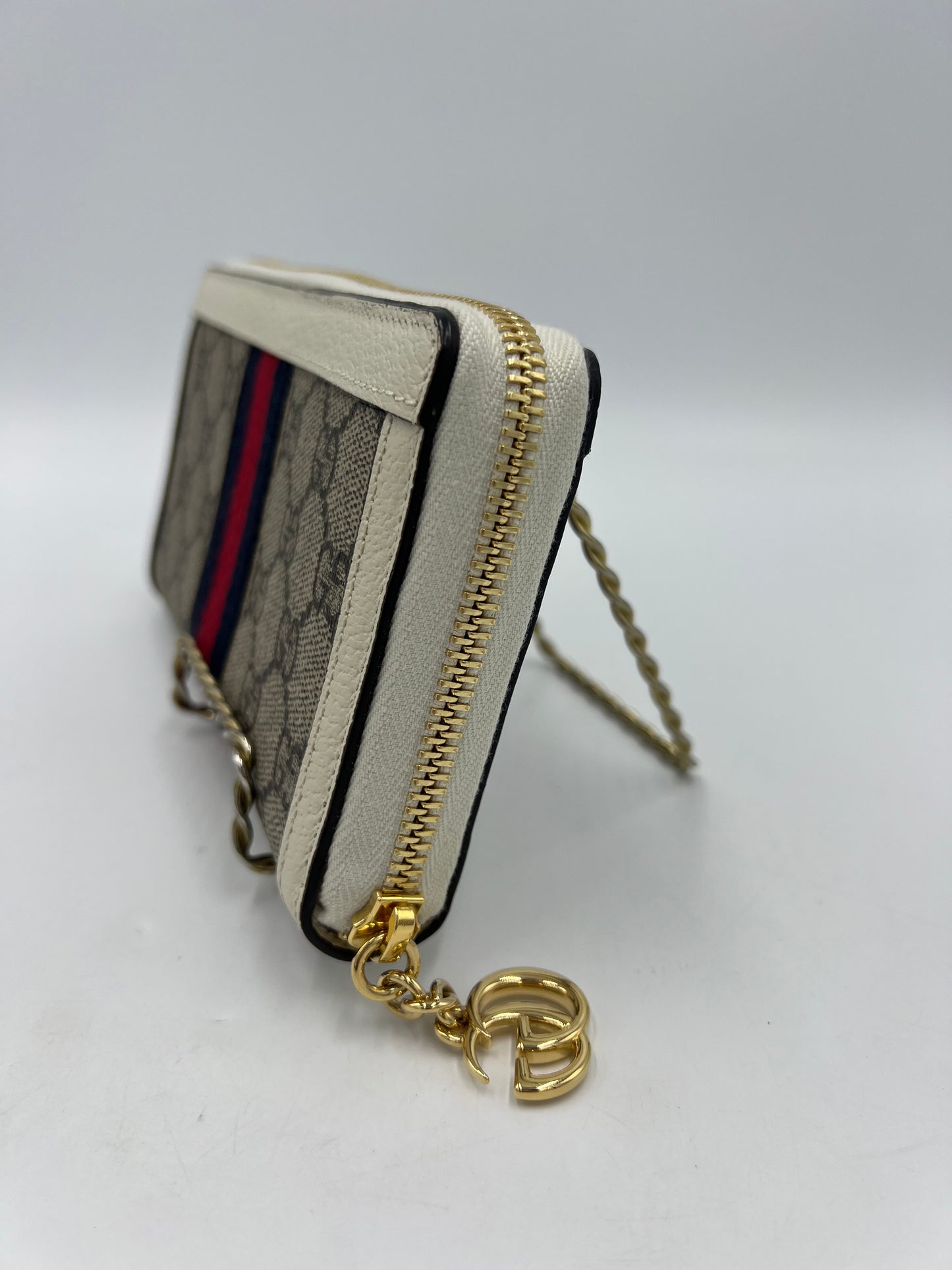 Gucci GG Ophidia Zip Top Designer Wallet