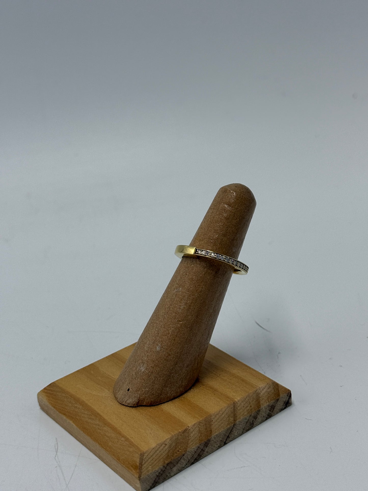 Tiffany & Company 18K & Diamond Lock Luxury Designer Ring, Size 4