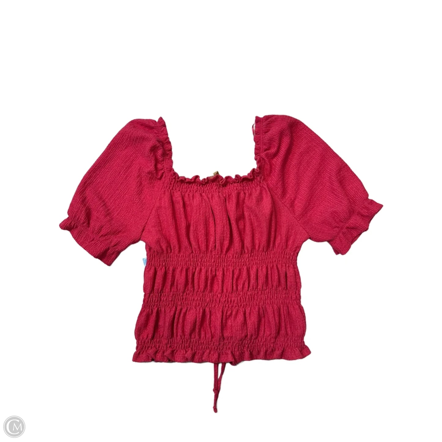 Top Short Sleeve By Pilcro In Pink, Size: L