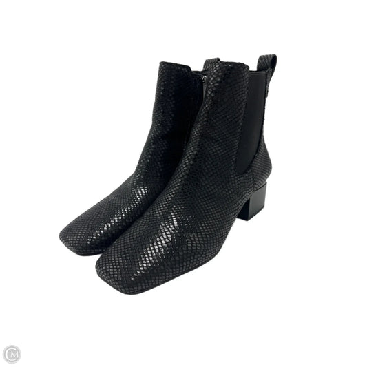 Boots Ankle Heels By Franco Sarto In Black, Size: 9