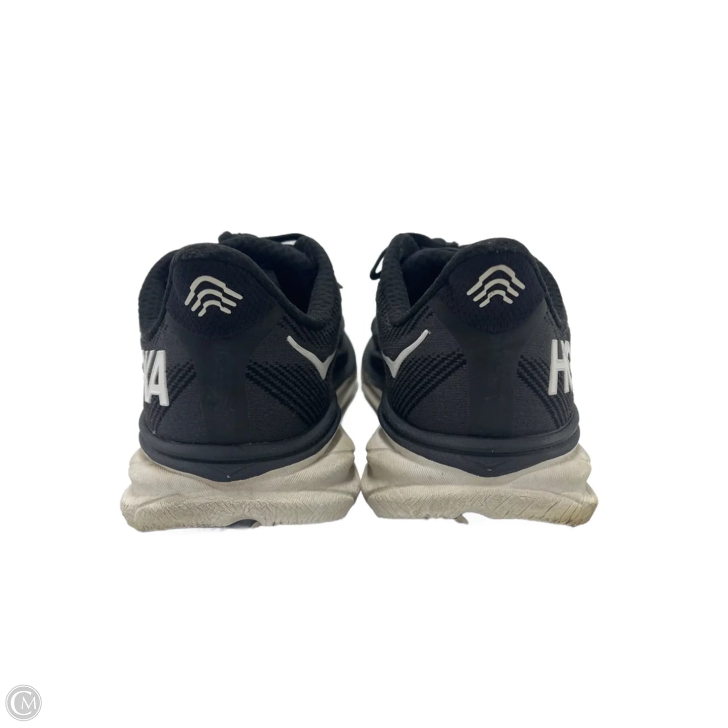 Shoes Designer By Hoka In Black & White, Size: 8.5