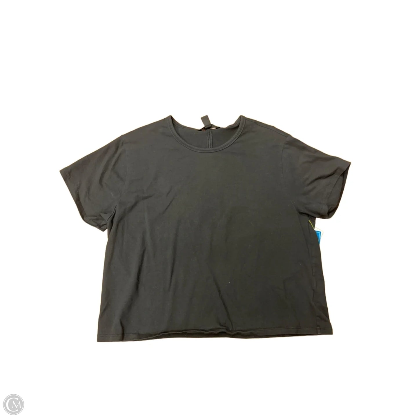 Athletic Top Short Sleeve By Athleta In Black, Size: Xl