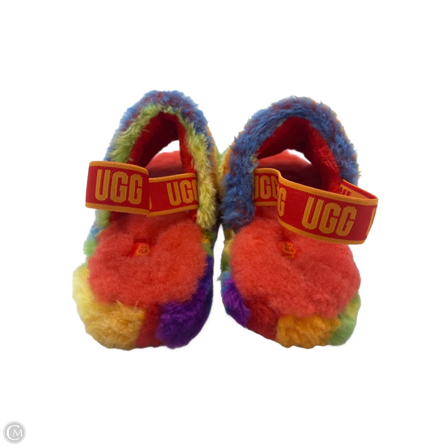 Slippers Designer By Ugg In Multi-Colored, Size: 6