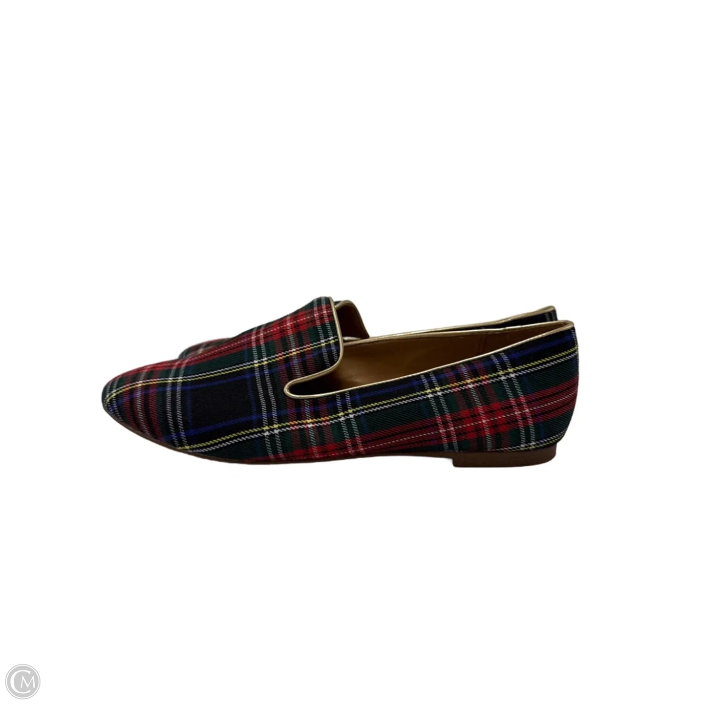 Shoes Flats By J. Crew In Plaid Pattern, Size: 7.5