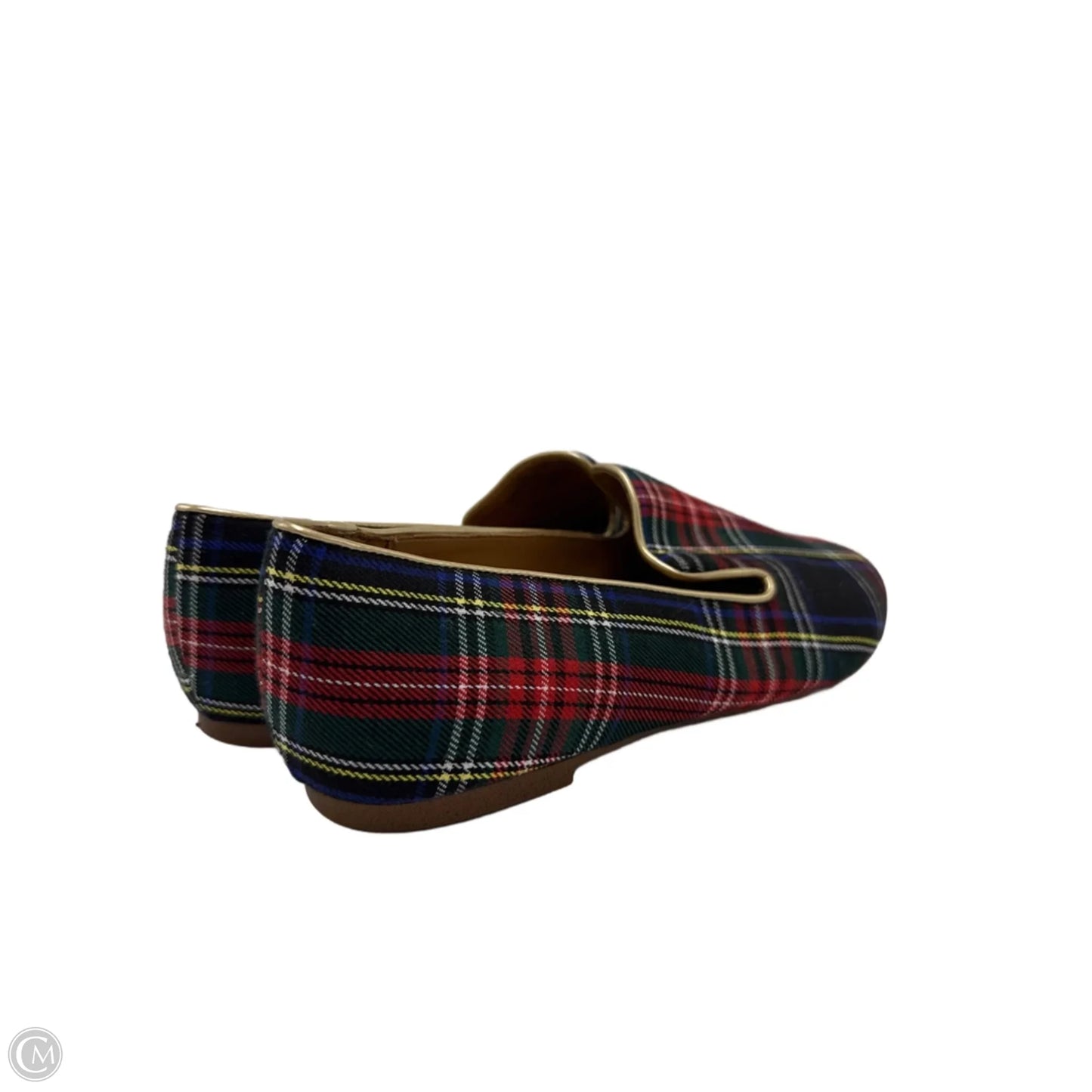 Shoes Flats By J. Crew In Plaid Pattern, Size: 7.5