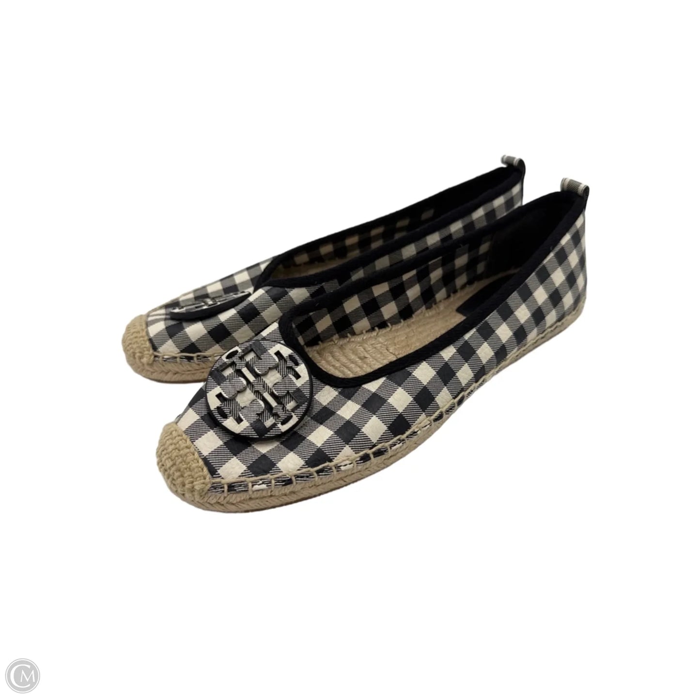 Shoes / Designer Espadrilles By Tory Burch In Checkered Pattern, Size: 11