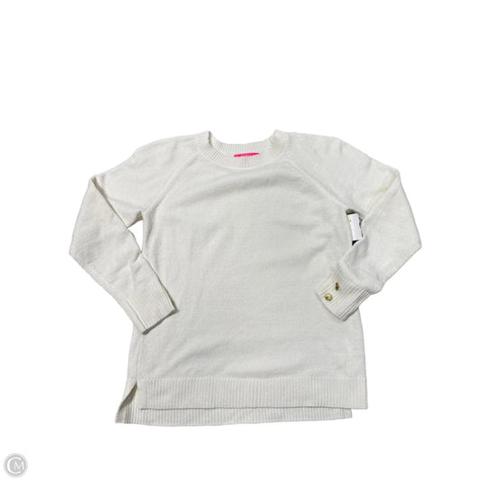 Sweater Designer By Lilly Pulitzer In White, Size: M