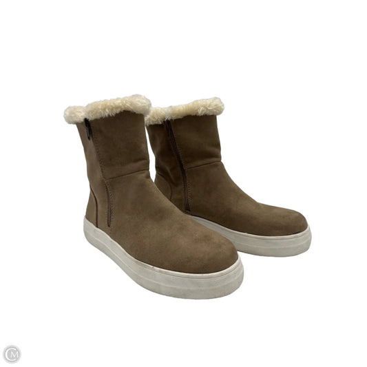 Boots Ankle Flats By Mia In Beige, Size: 7