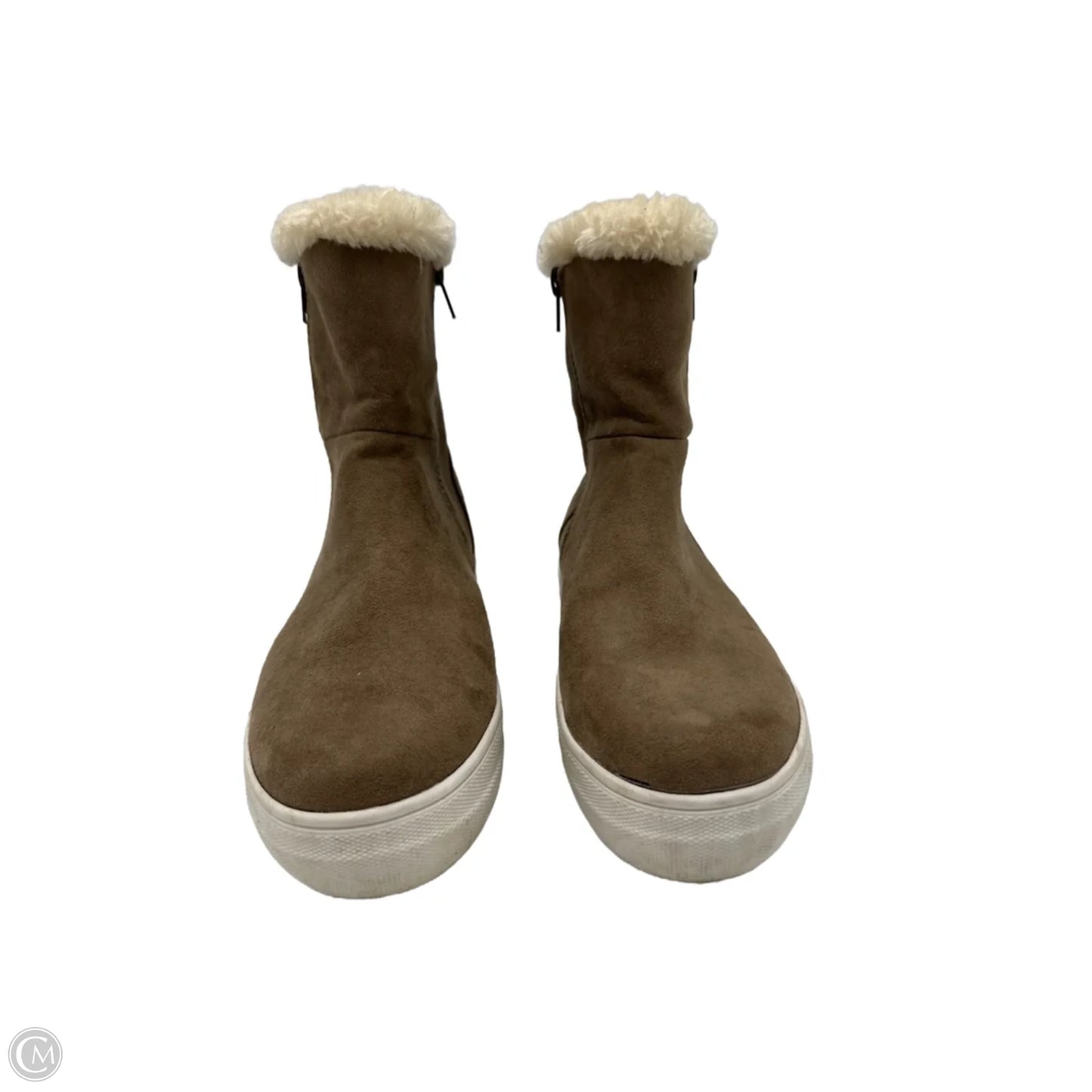 Boots Ankle Flats By Mia In Beige, Size: 7