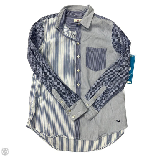 Top Long Sleeve By Vineyard Vines In Striped Pattern, Size: S
