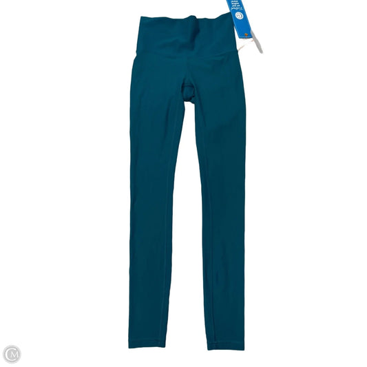 Athletic Leggings By Lululemon In Green, Size: S