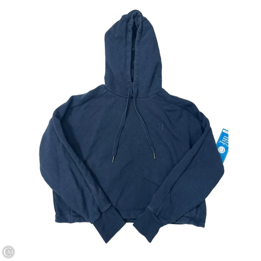 Athletic Sweatshirt Hoodie By Sweaty Betty In Navy, Size: S
