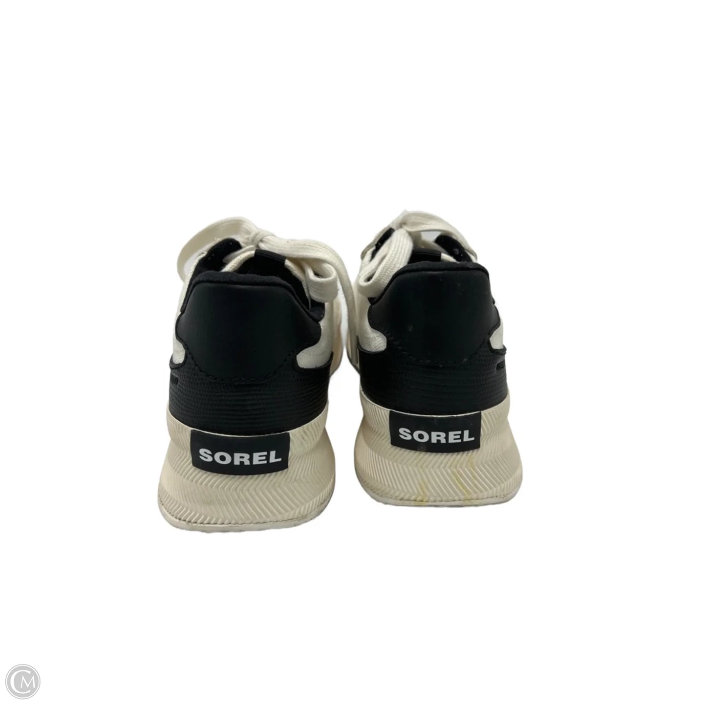 Shoes Sneakers By Sorel In Black & White, Size: 10