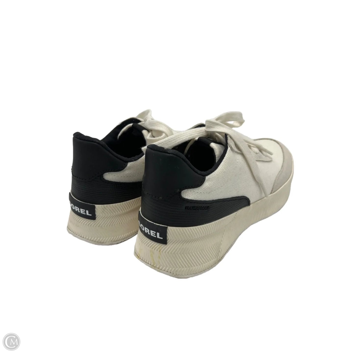 Shoes Sneakers By Sorel In Black & White, Size: 10