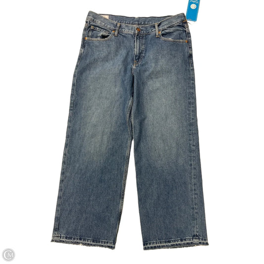 Jeans Wide Leg By Gap In Blue, Size: 12p