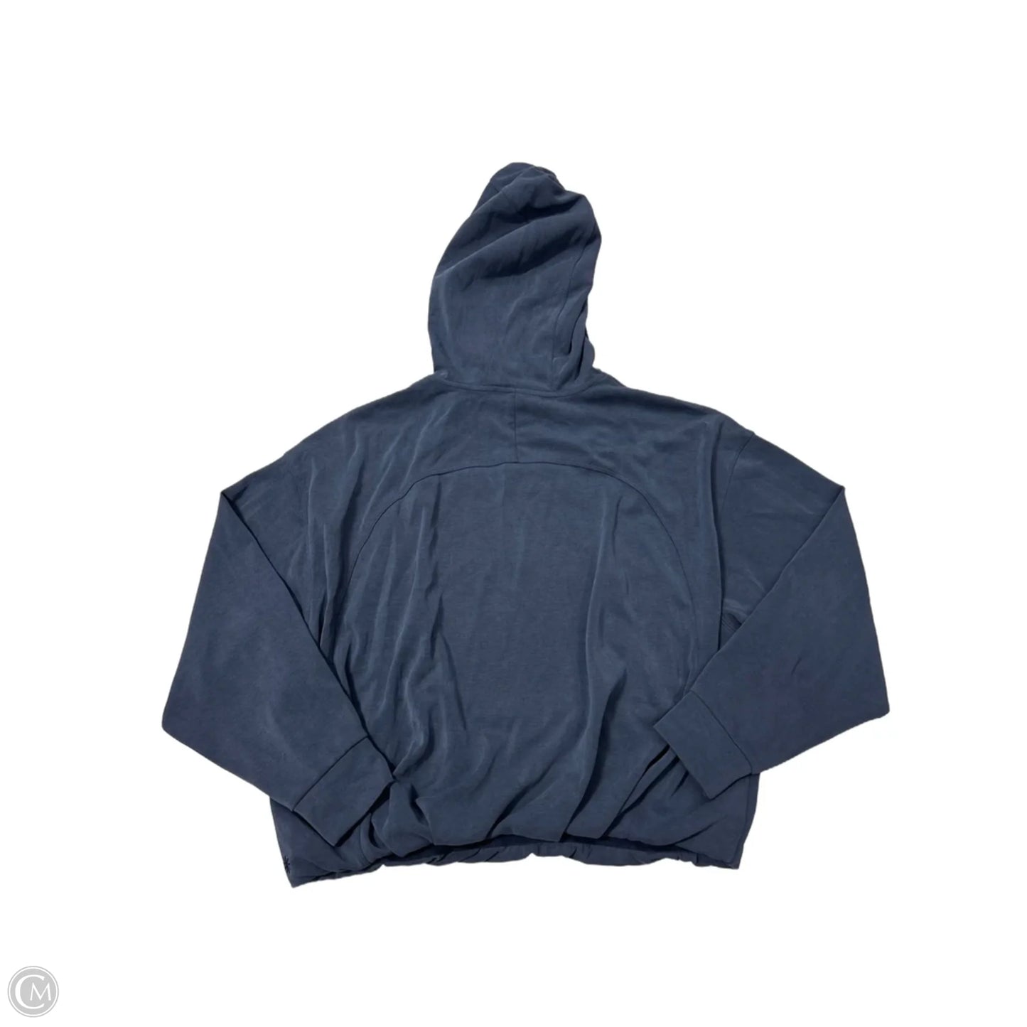Athletic Top Long Sleeve Hoodie By Athleta In Navy, Size: L