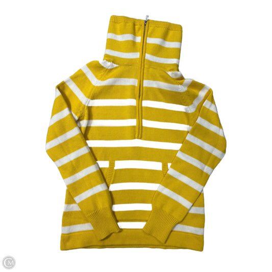 New! Sweater By Ralph Lauren Co In White & Yellow, Size: M