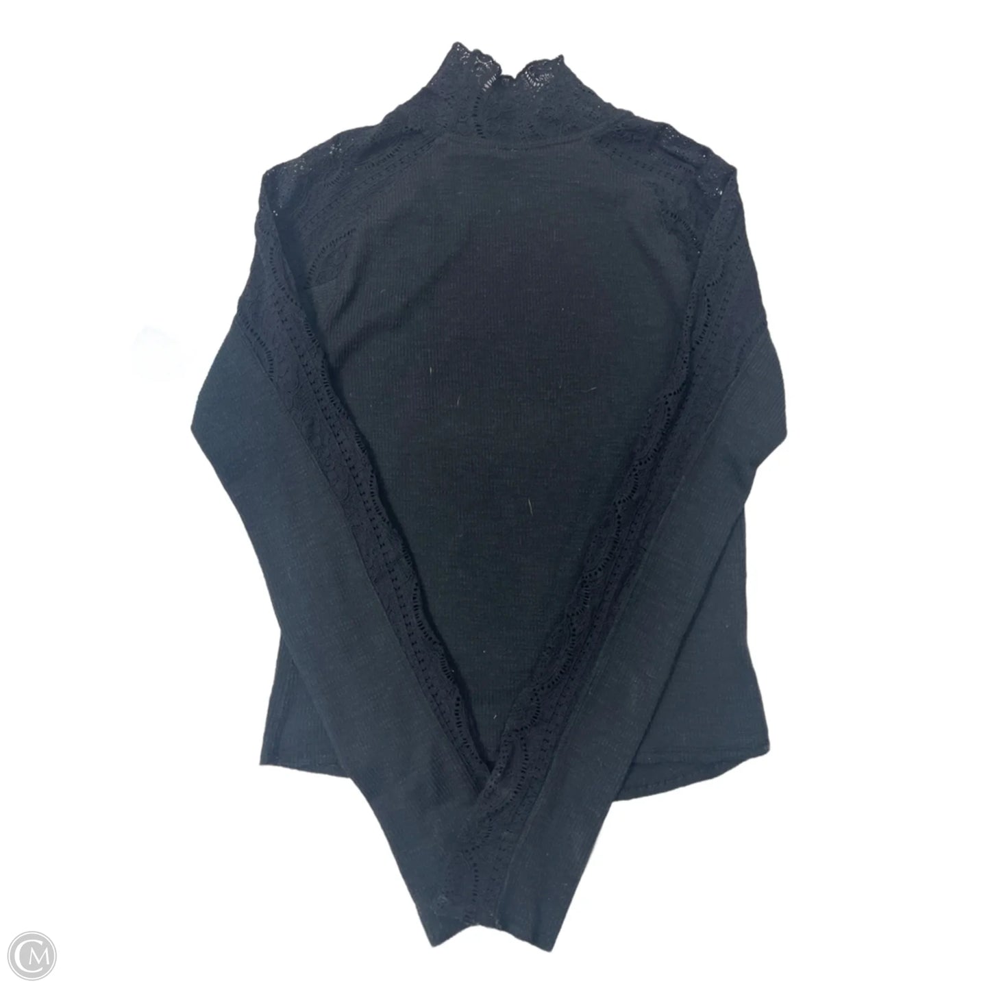 Top Long Sleeve By Free People In Black, Size: M